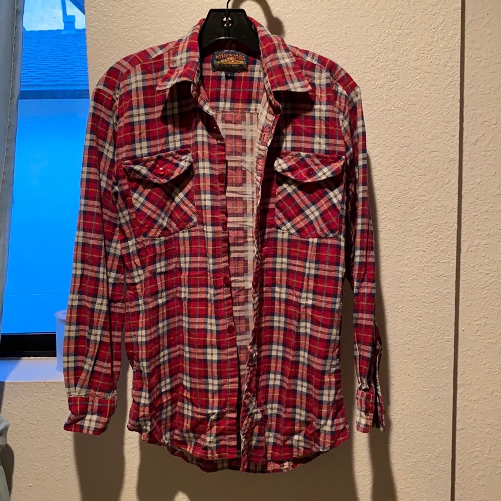 Ponderosa Flannel Button Up Size Small